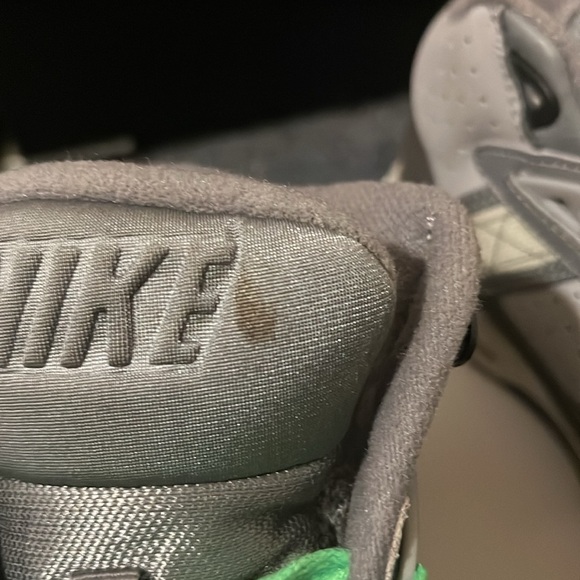 NIKE Air trainer SC Stadium Dark and Light grey & poison Green Size 6.5Y (GS) - Picture 5 of 12